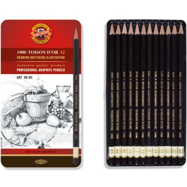 SÜDOR 1902 SET OF GRAPHITE PENCILS 12
