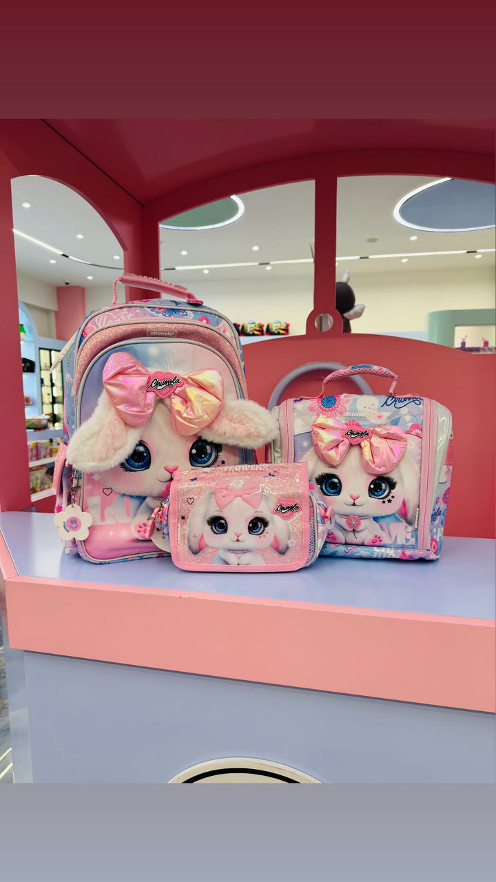 CHIMOLA CUTE CUB RABBIT ÇANTA - BESLENME KALEM ÇANTASI SETİ
