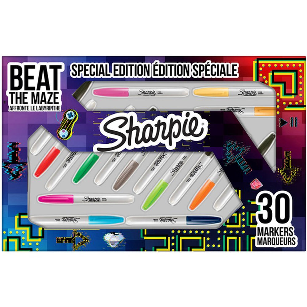 SHARPİE FİNE PERMANENT MARKÖR 30 LU KUTU-LABİRENT