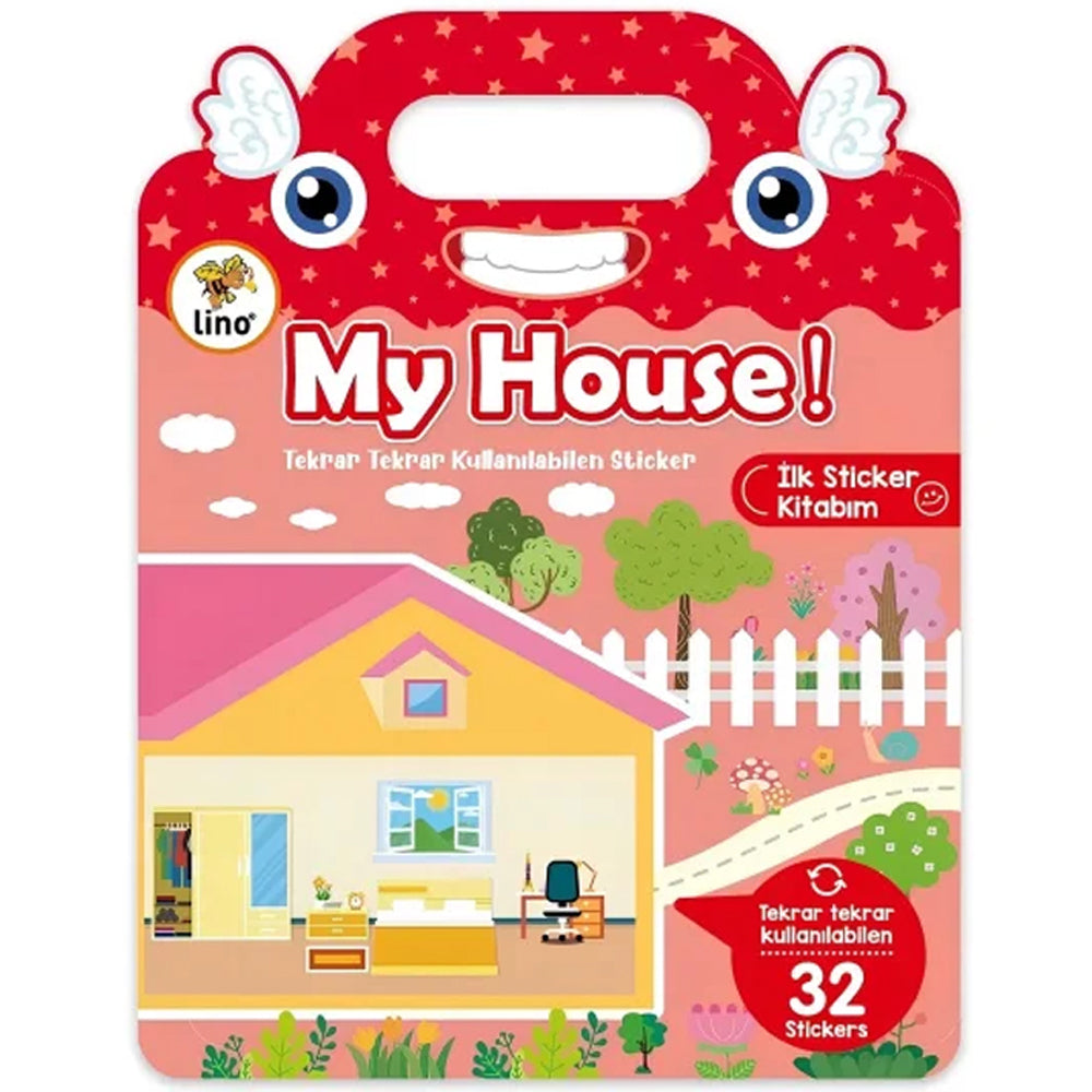 LİNO LS-503 TEKRAR TEKRAR KULLANILABİLEN İLK STİCKER KİTABIM MY HOUSE