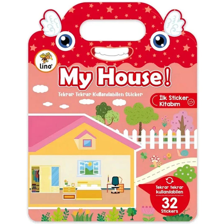LİNO LS-503 TEKRAR TEKRAR KULLANILABİLEN İLK STİCKER KİTABIM MY HOUSE