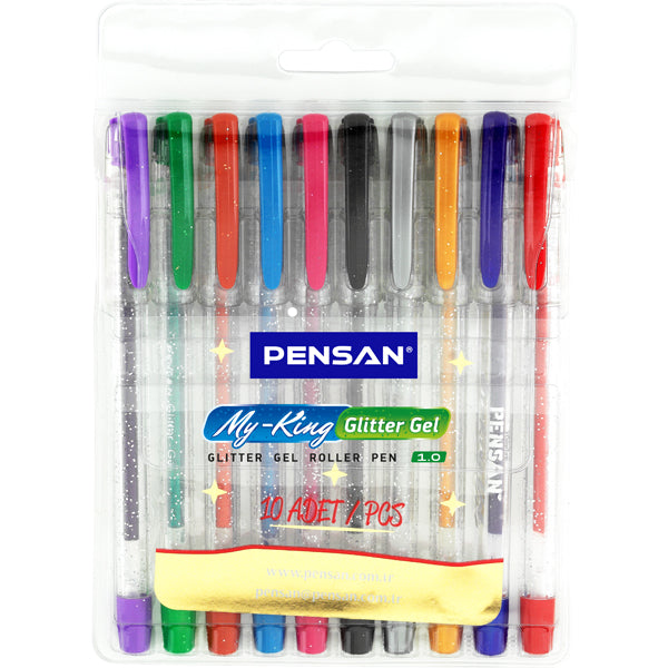 PENSAN MY-KING SİMLİ JELL KALEM 10 LU