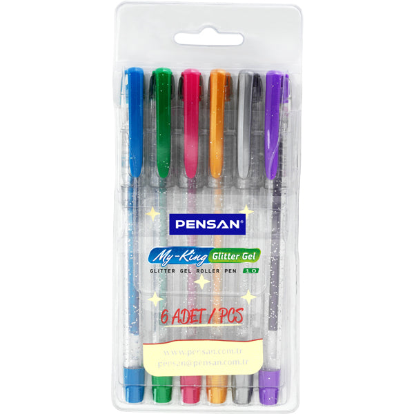 PENSAN MY-KING SİMLİ JELL KALEM 6 LI