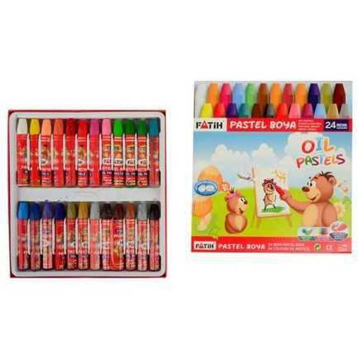 FATİH 50340 PASTEL BOYA 24 RENK KİNG SİZE (KUTULU)