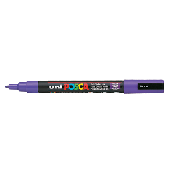 UNİ POSCA 0.9‐1.3 SU BAZLI BOYAMA MARKÖRÜ MOR N