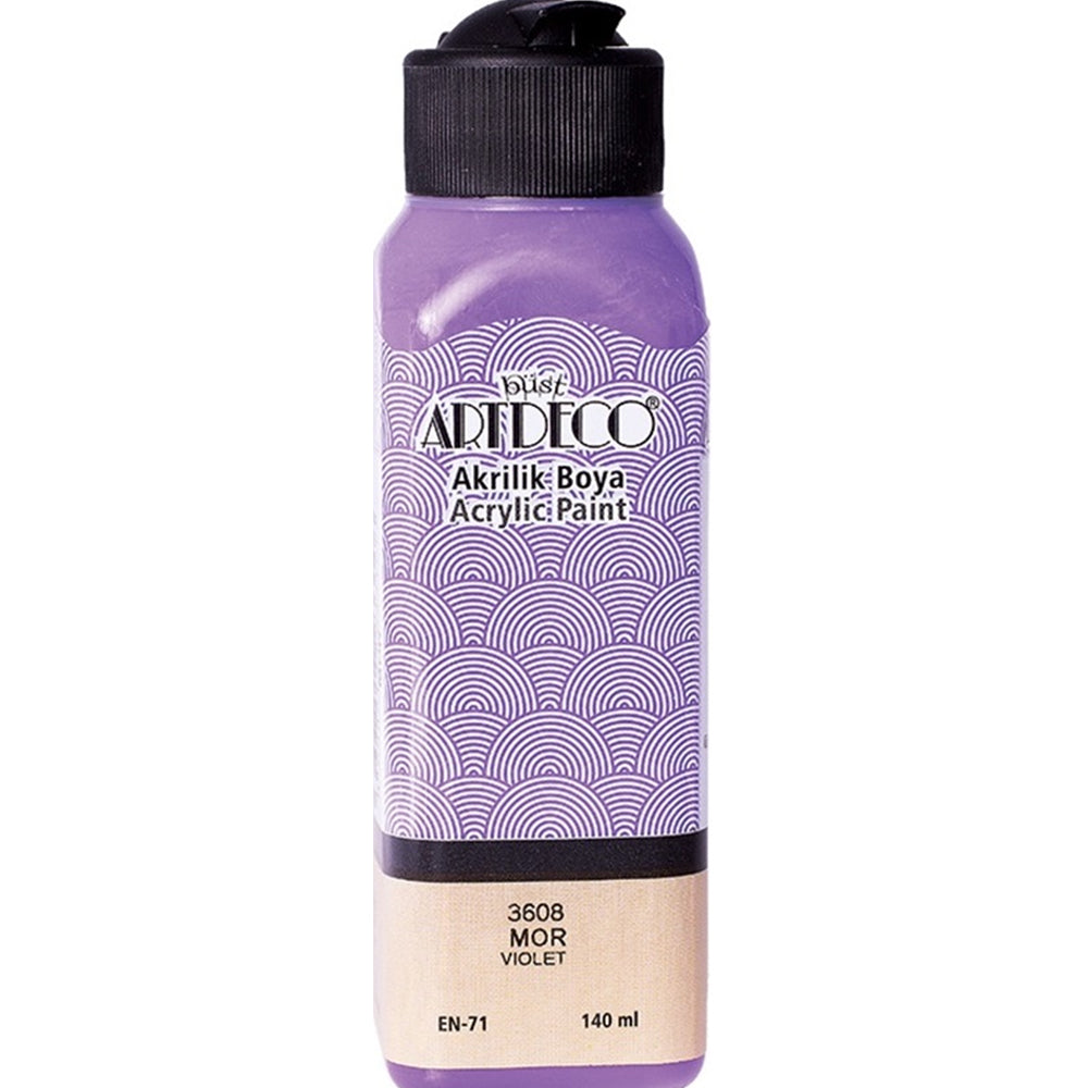 Artdeco Akrilik Boya 140ml Mor 3608