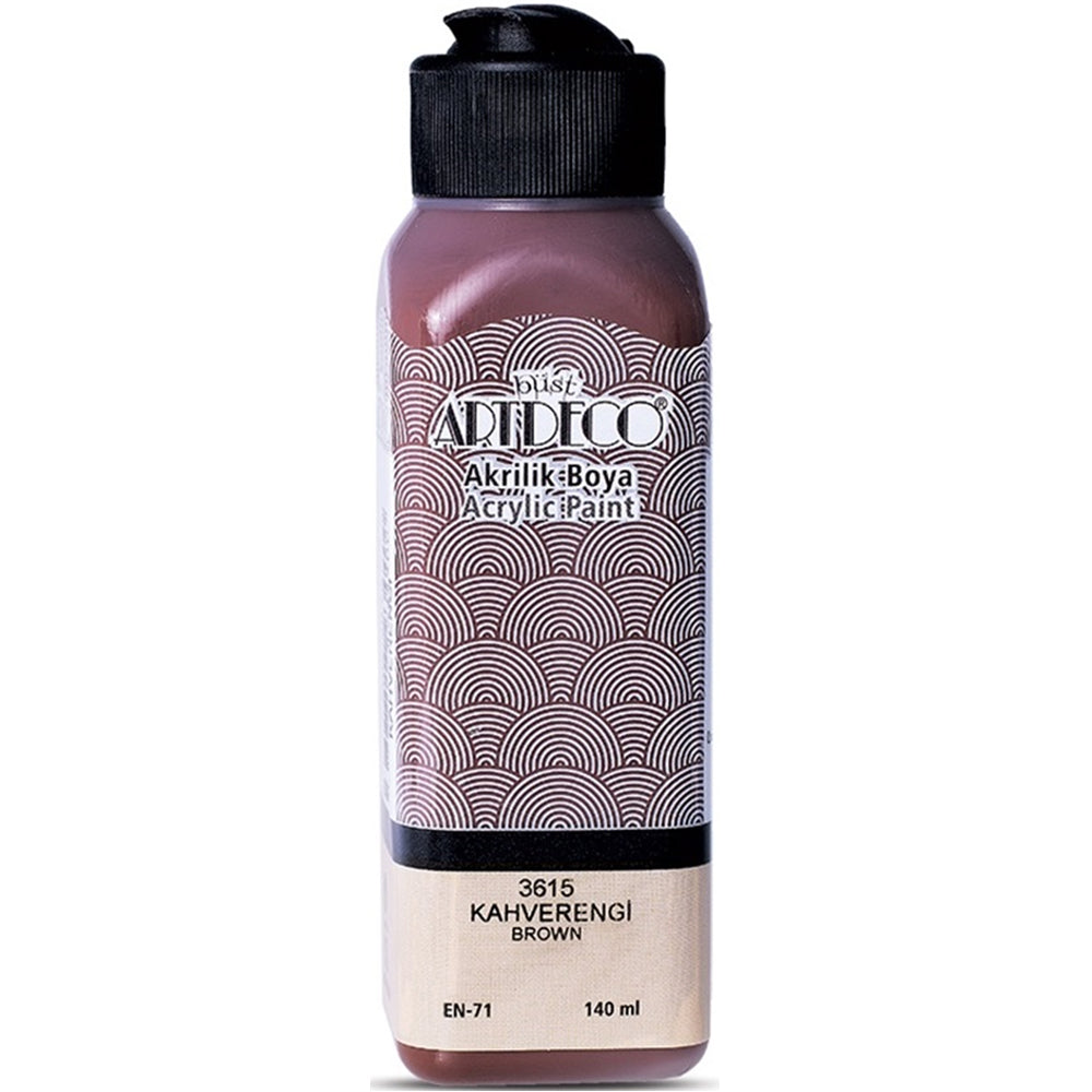 Artdeco Akrilik Boya 140ml Kahverengi 3615