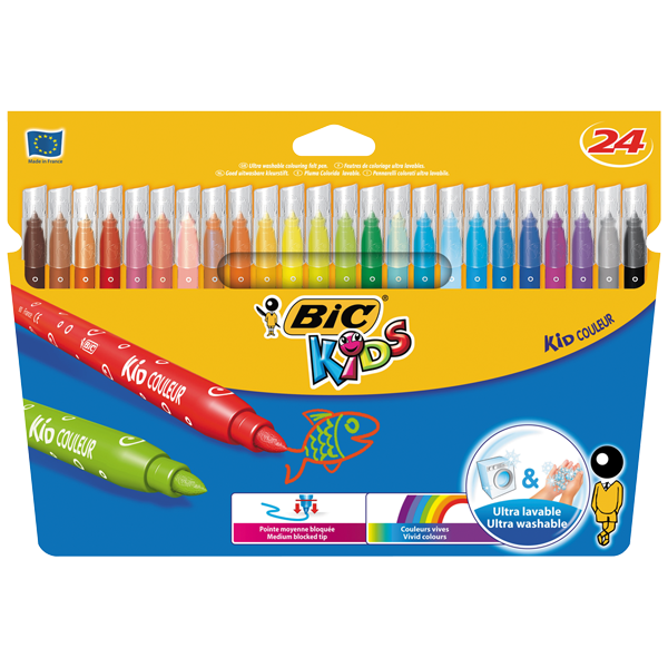 BİC KİDS 24 LÜ KEÇELİ KALEM