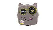 DREAM VEST TEK KATLI KARE KEDİ ÇELİK BESLENME KUTUSU 1120ML +70ML (7117)