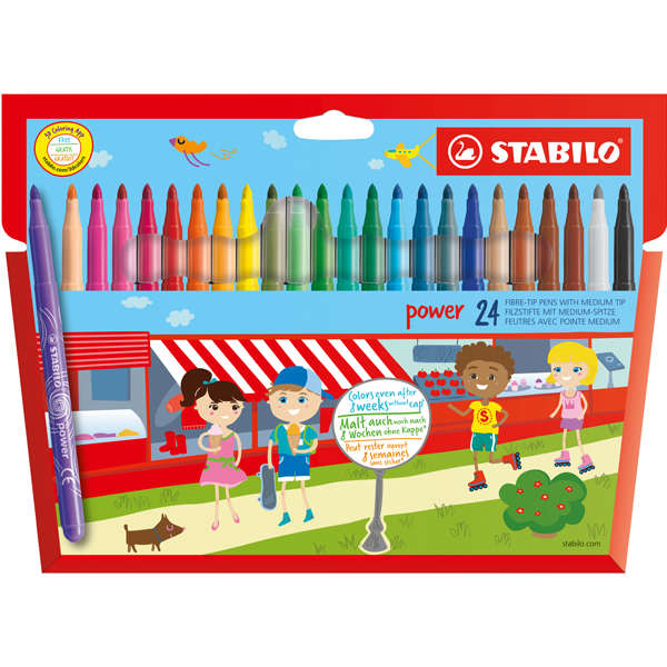 STABİLO 24 LÜ KEÇELİ KALEM