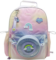 CHIMOLA RAINBOW AYICIK SARI-PEMBE SIRT ÇANTASI 17" (B25B6262)
