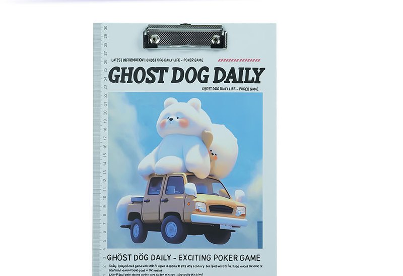 TAROS UNICK COLORGHOST DOG DAİLY A4 SEKRETER ALTLIĞI
