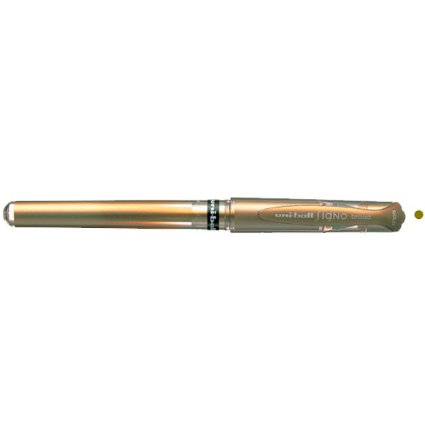 UNİBALL UM-153 SIGNO BROAD DAVETİYE KALEMİ 1.0MM ALTIN