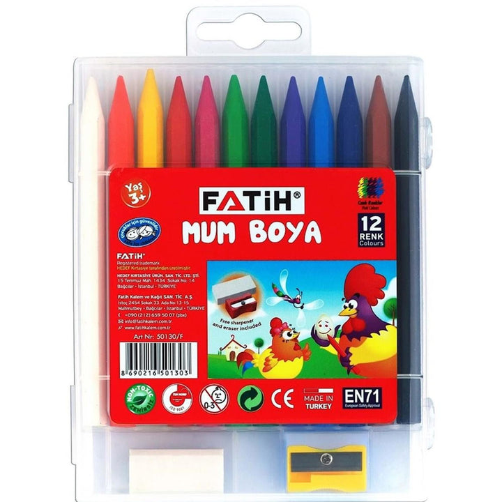 FATİH MUM BOYA 12’Lİ