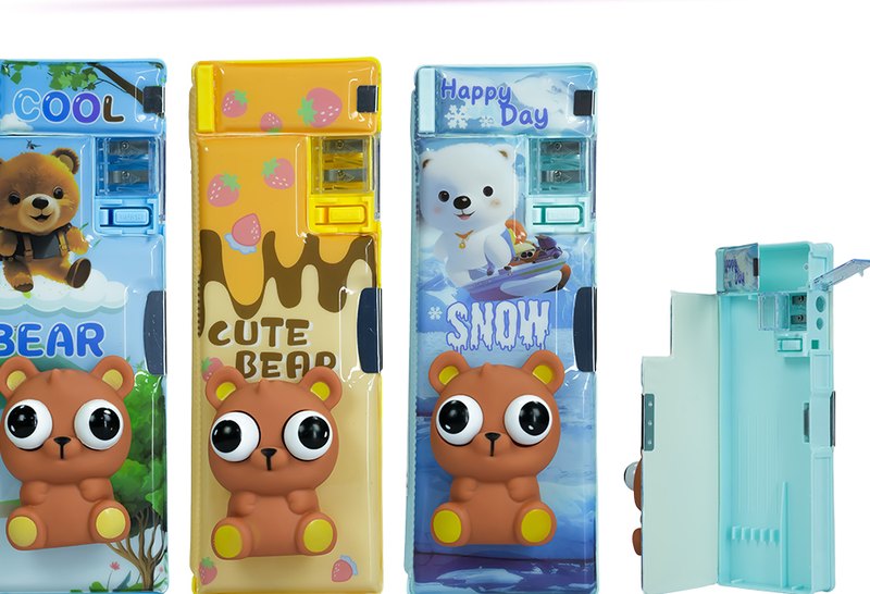 TAROS UNICK COLOR PÖRTLEK CUTE BEAR FONKSİYONEL KALEMKUTU