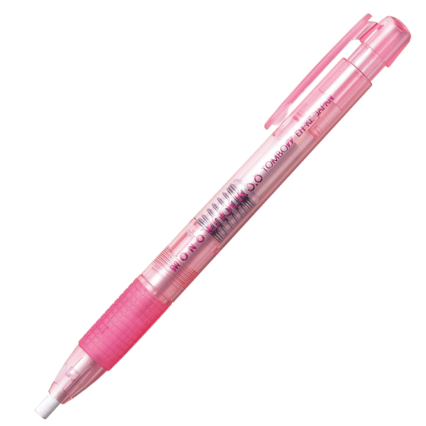 Tombow MONO Knock Kalem Silgi Şeffaf Pembe