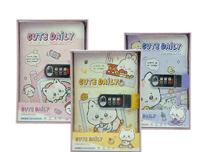 TAROS UNICK COLOR CUTE DAİLY B5  ŞİFRELİ GÜNLÜK