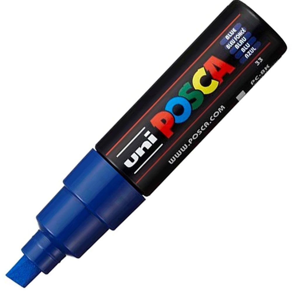 UNİ POSCA 8.0 SU BAZLI BOYAMA MARKÖRÜ MAVİ