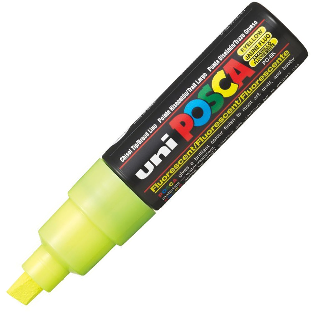UNİBALL PC-8K 8.0MM POSCA SU BAZLI POSTER MARKÖR F. SARI