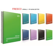 FRESCO SP. DÜZ PP DEFTER A4 120 YP. ÇİZGİLİ