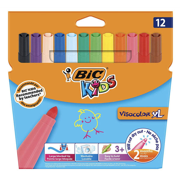 BİC 12 JUMBO KEÇELİ KALEM