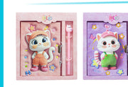 TAROS UNICK COLOR FUNNY CAT  KALEMLİ KİLİTLİ HATIRA DEFTERİ