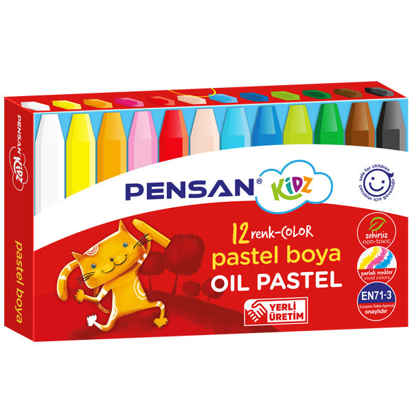 PENSAN KIDZ PASTEL BOYA 12 RENK