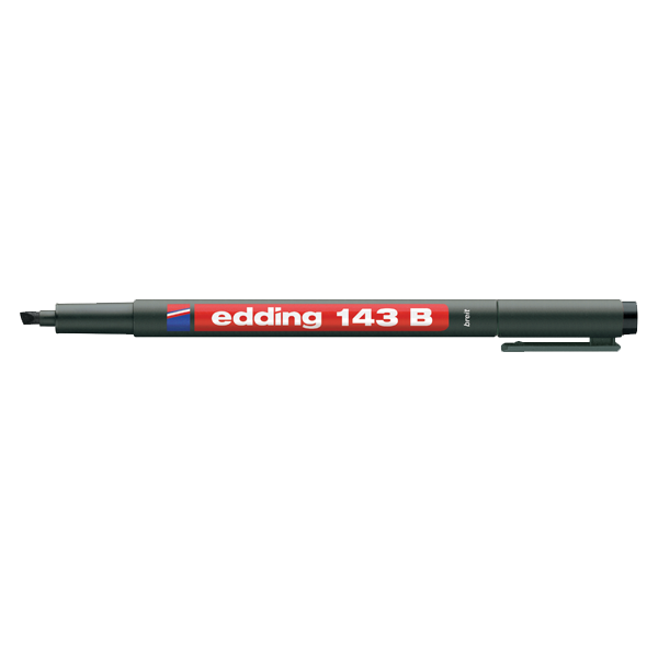 EDDİNG 143/B ASETAT KALEMİ SİYAH