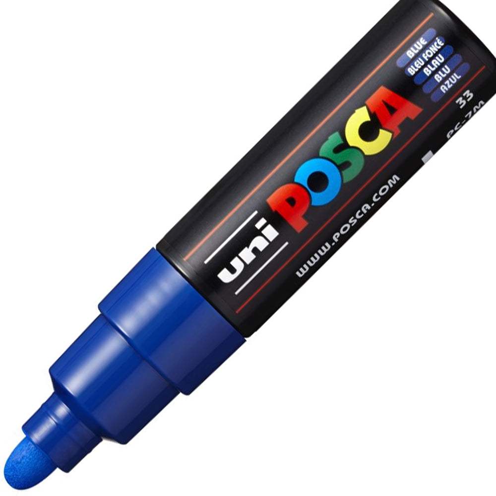UNİ POSCA 7.0MM SU BAZLI MARKER KALEM MAVİ