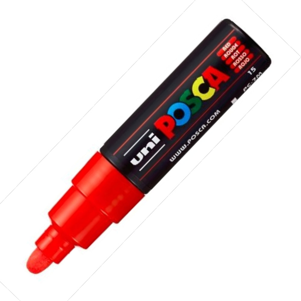 UNİ POSCA 4.5‐5.5 SU BAZLI BOYAMA MARKÖRÜ KIRMIZI