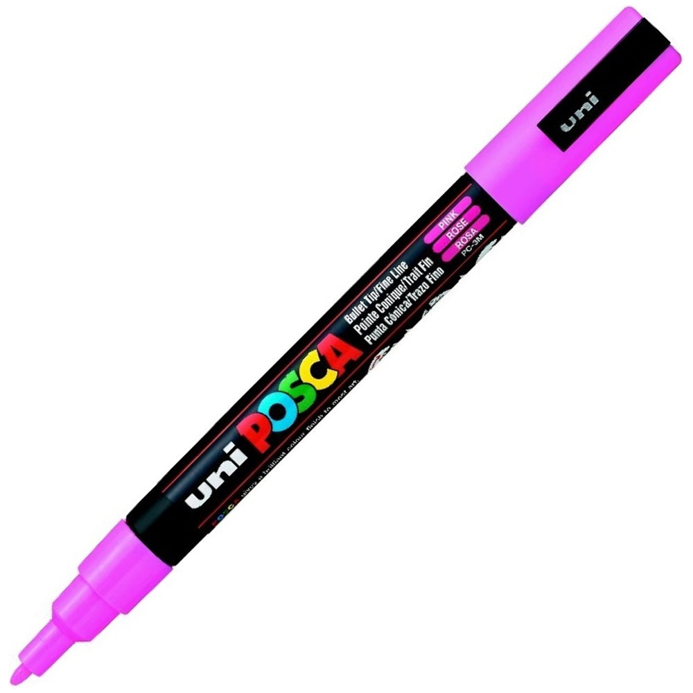 UNİ POSCA 0.9‐1.3 SU BAZLI BOYAMA MARKÖRÜ PEMBE N