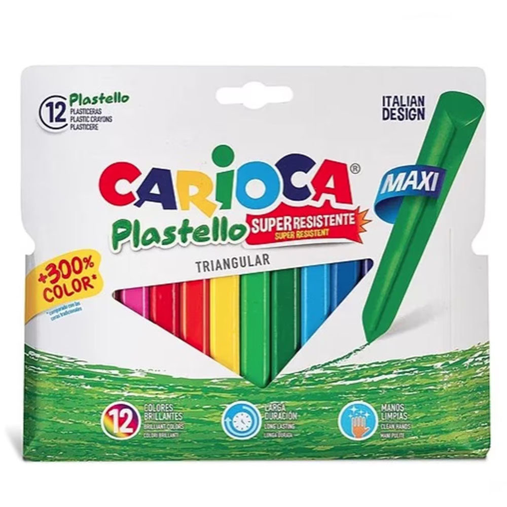 CARIOCA 42671 JUMBO ÜÇGEN PASTEL BOYA KALEMİ 12Lİ