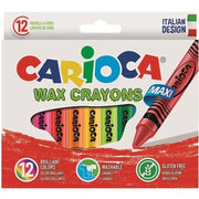 CARIOCA 42369 WAX MAXI PASTEL BOYA KALEMİ 12Lİ