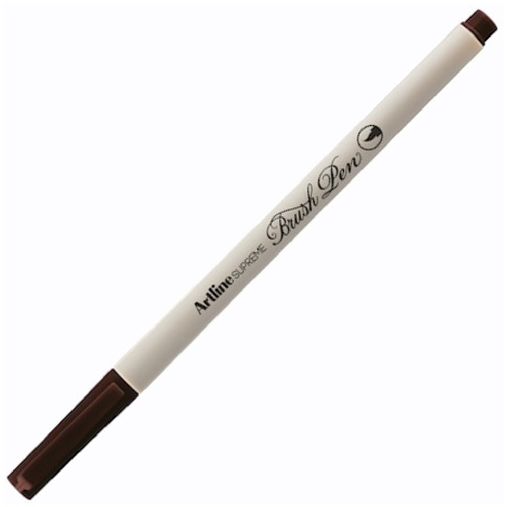 ARTLİNE LV-A-EPFS-F SUPREME BRUSH UÇLU KALEM KOYU KAHVE