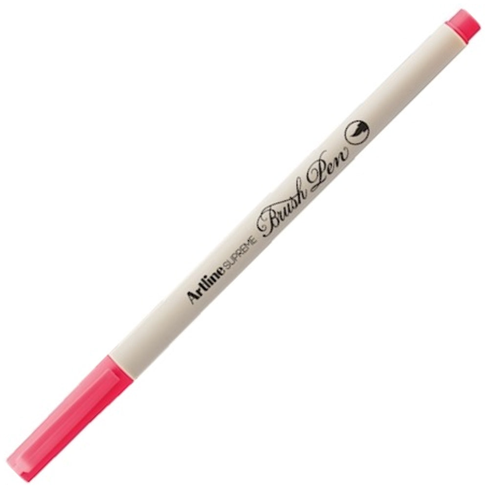 ARTLİNE LV-A-EPFS-F SUPREME BRUSH UÇLU KALEM FOSFORLU PEMBE