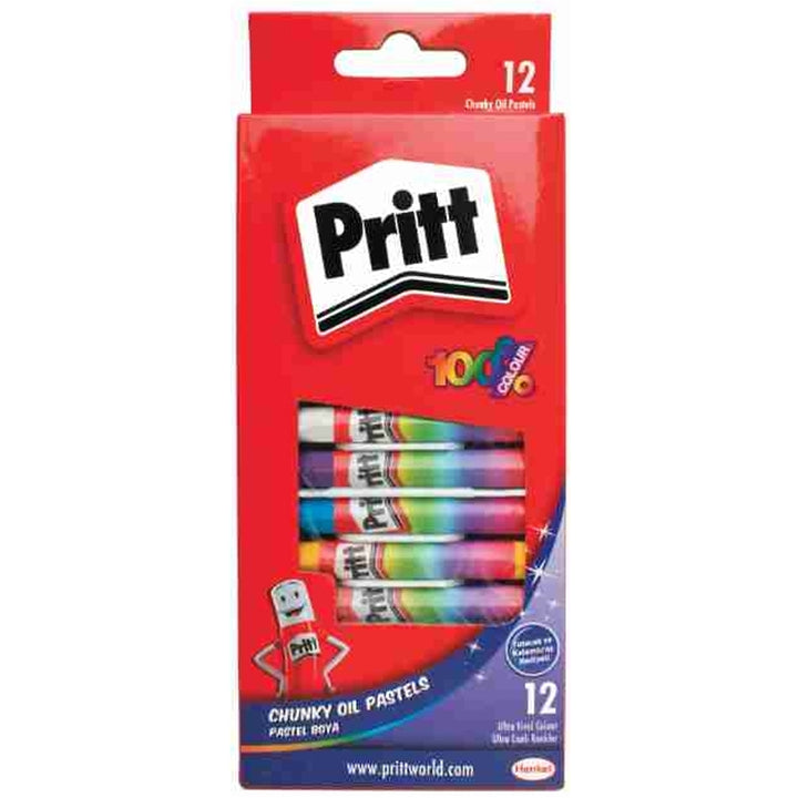 PRİTT PASTEL BOYA 12 RENK KARTON KUTU