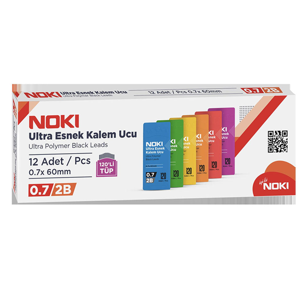 NOKİ MİN 2B 0,7 60MM 120'Lİ UÇ