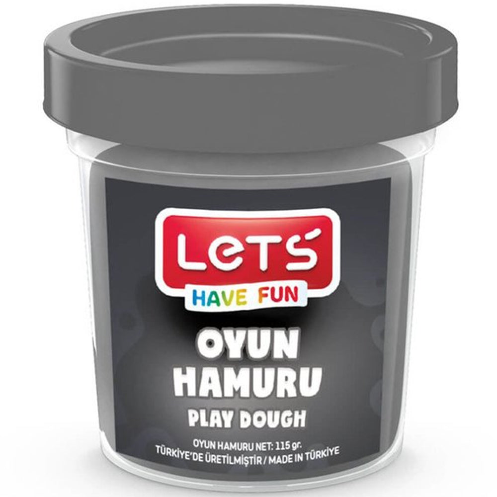 LETS L8440-13 TEK RENK  OYUN HAMURU GRİ 115 GR. (ŞEFFAF BARDAK)