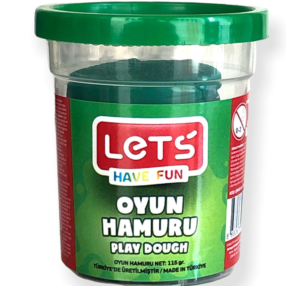 LETS L8440-4 TEK RENK  OYUN HAMURU YEŞİL 110 GR. (ŞEFFAF BARDAK)