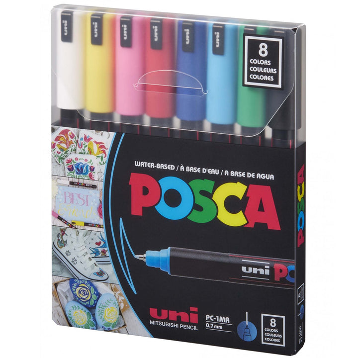 UNİ POSCA PC-1MR 8 COLOURS SET