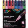 UNİBALL PC-3ML/8C POSCA 0.9- 1.3MM SU BAZLI POSTER MARKÖR SİMLİ 8'Lİ SET