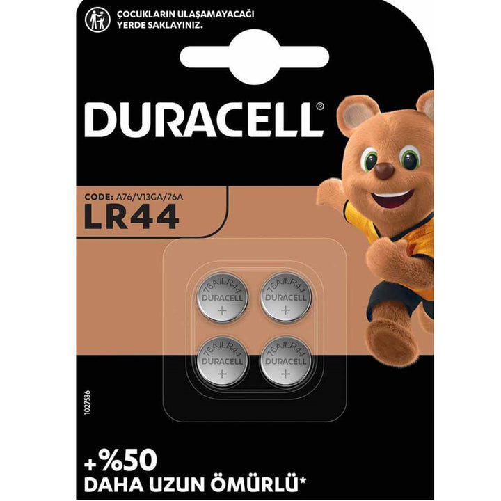 DURACELL LİTYUM DÜĞME PİL LR44