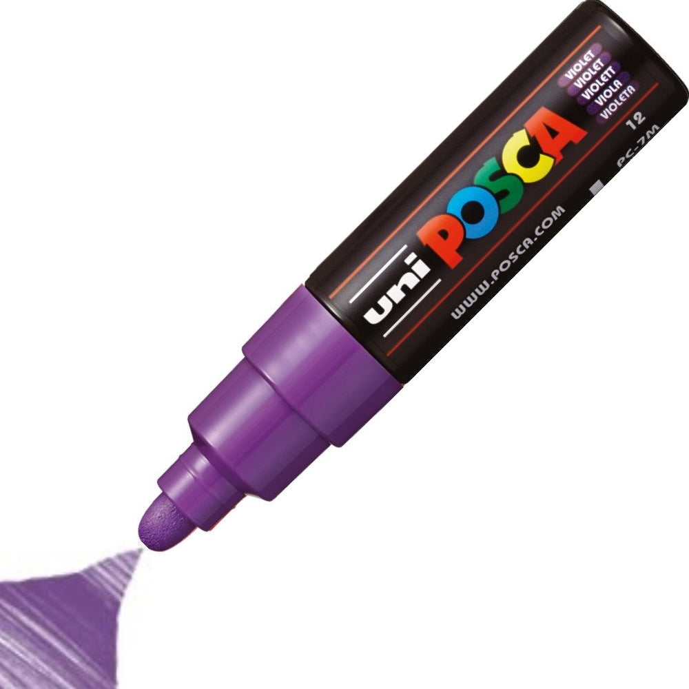 UNİ POSCA 4.5MM SU BAZLI MARKER KALEM MOR