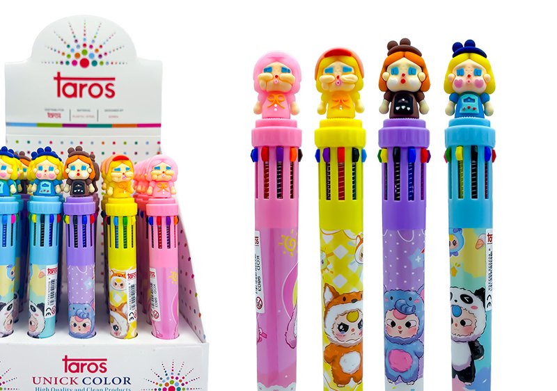 TAROS UNICK COLOR  AĞLAYAN BEBEK10 RENK TÜKENMEZ KALEM