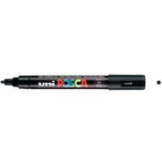 UNİ POSCA 1.8‐2.5 SU BAZLI BOYAMA MARKÖRÜ SİYAH N