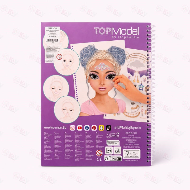 TOPMODEL MAKYAJ BOYAMA KİTABI
