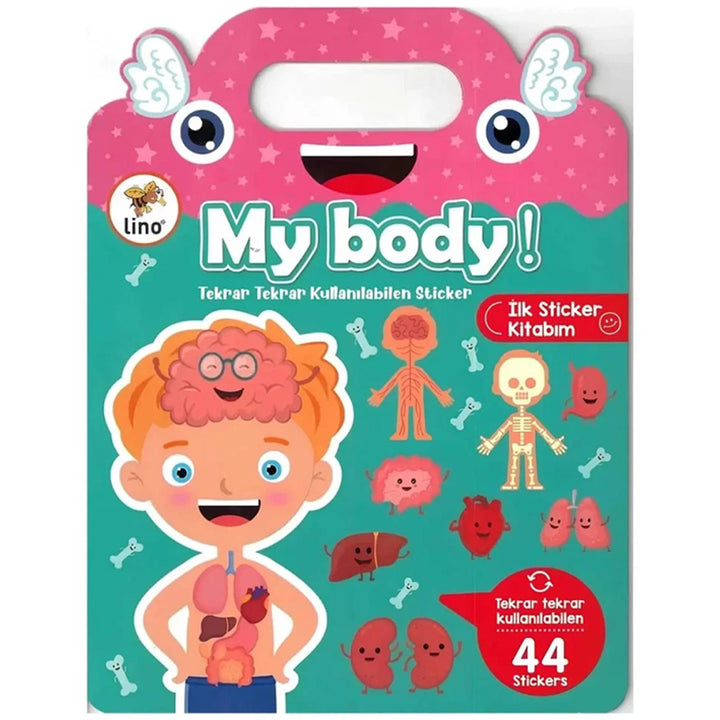 LİNO LS-500 TEKRAR TEKRAR KULLANILABİLEN İLK STİCKER KİTABIM MY BODY