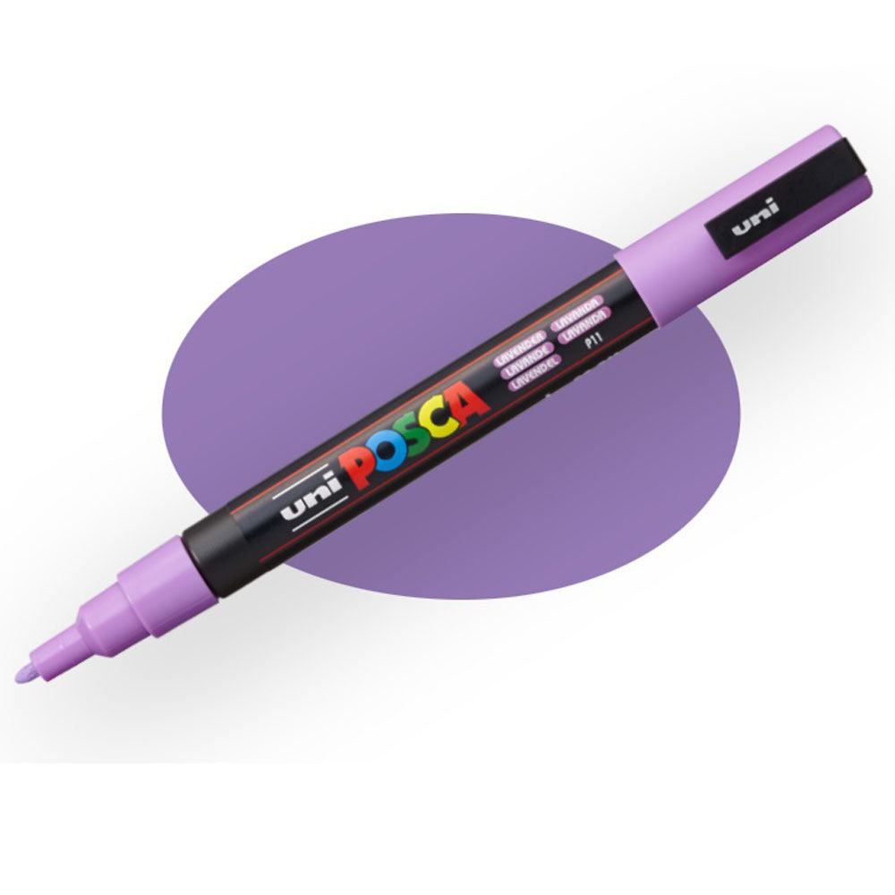 UNİ POSCA 0.9‐1.3 SUBAZLI BOYAMA MARKÖRÜ LAVANTA N