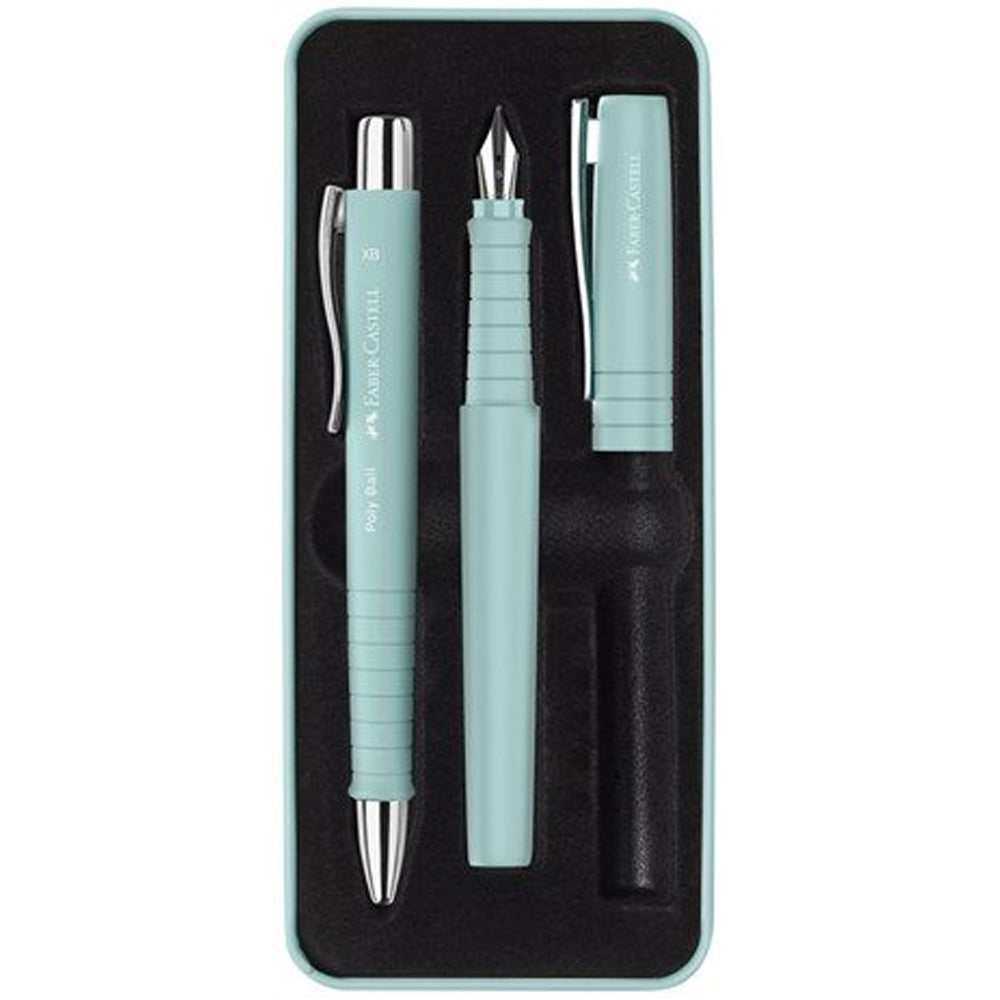FABER CASTELL POLY BALL HEDİYE KALEM SETİ CARIBIC BLUE