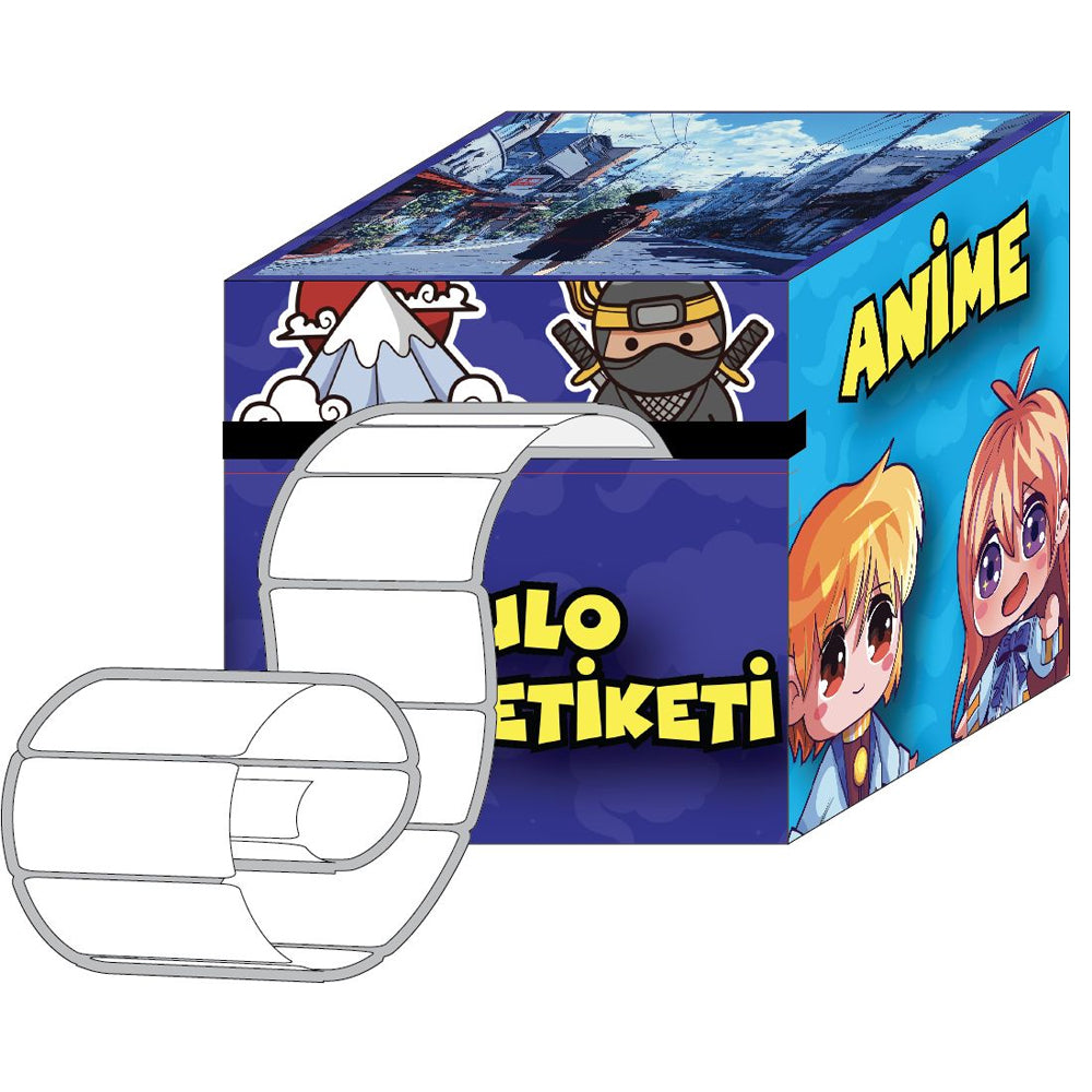 LİLAMOR RULO OKUL ETİKETİ 5X5